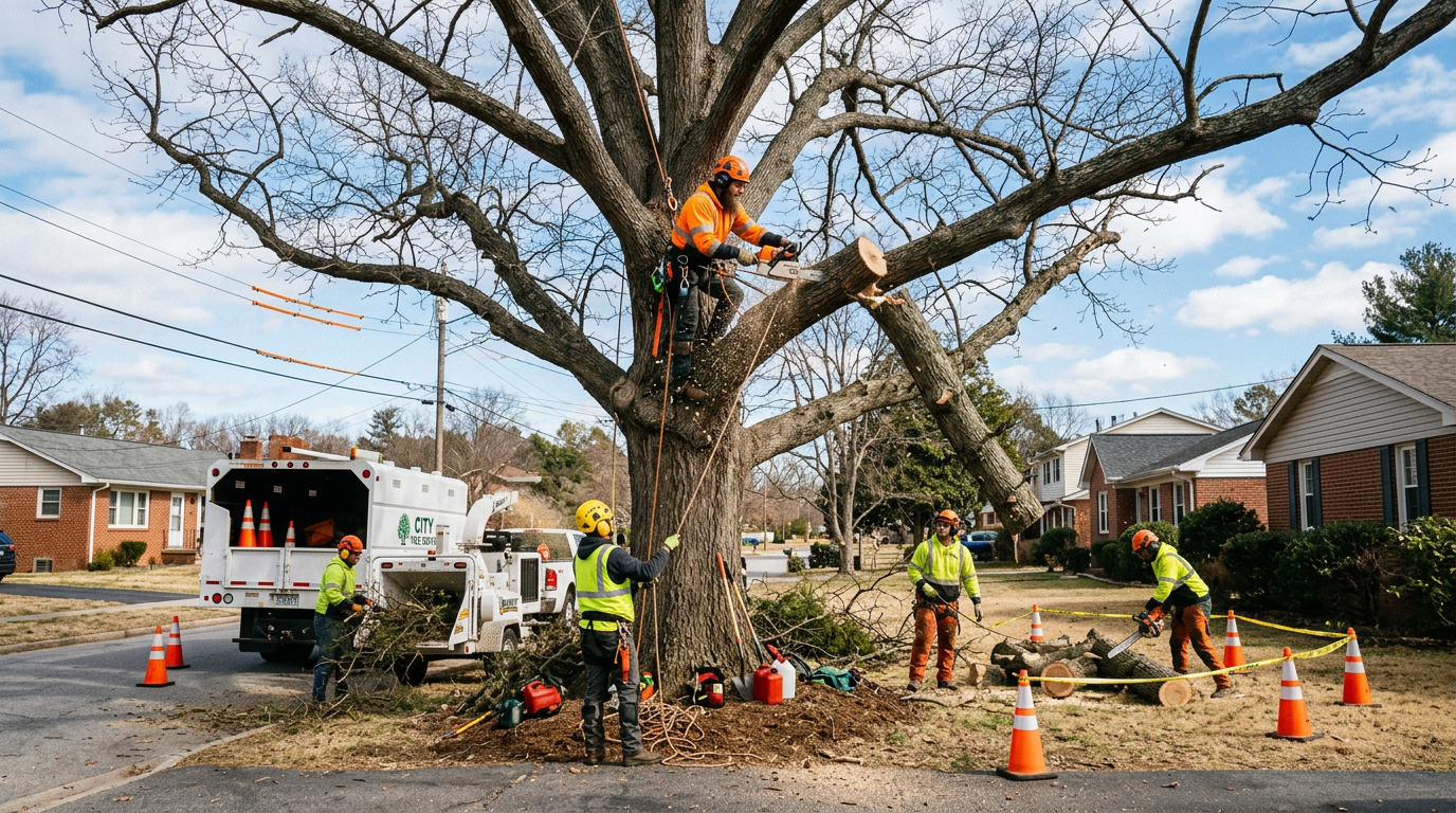 Reliable local tree removal crew providing safe tree removal estimates in Memphis and North Mississippi